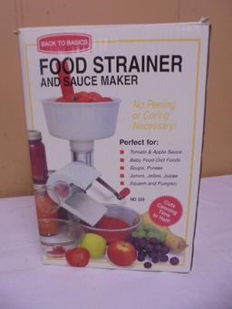 Food Strainer & Sauce Maker