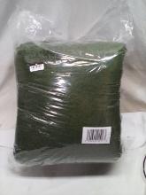 Large Sherpa Blanket: Green.