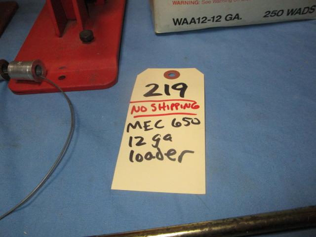 NO SHIPPING - MEC 650 12 gauge Loader