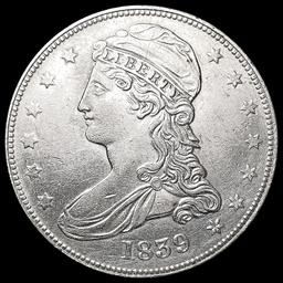 1839 Capped Bust Half Dollar CHOICE AU