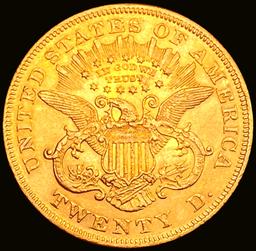 1869 $20 Gold Double Eagle UNCIRCULATED