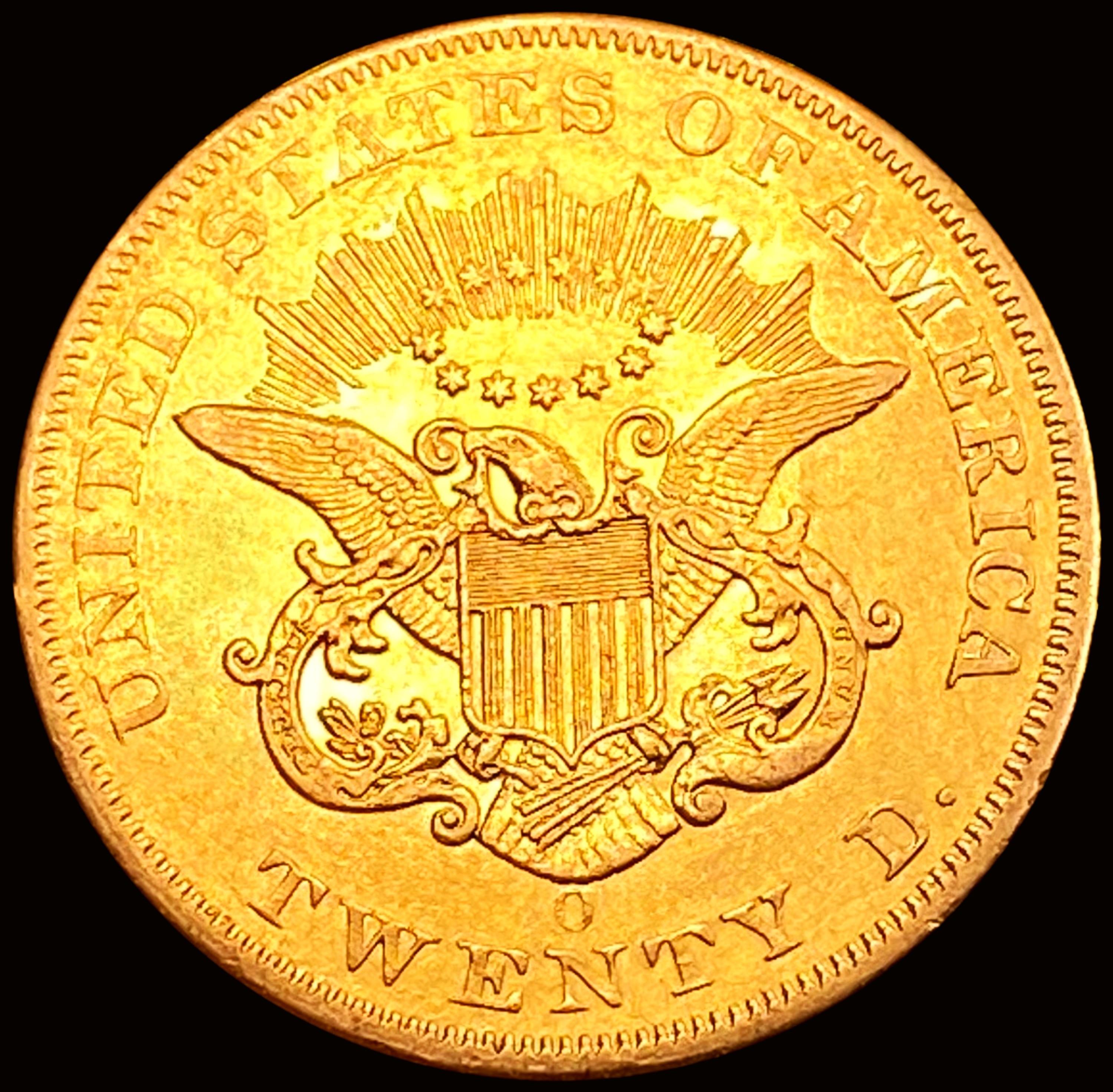 1853-O $20 Gold Double Eagle UNCIRCULATED