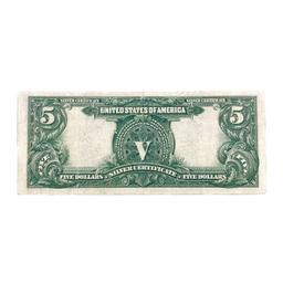 1899 $5 CHIEF SILVER CERT. NOTE VF+