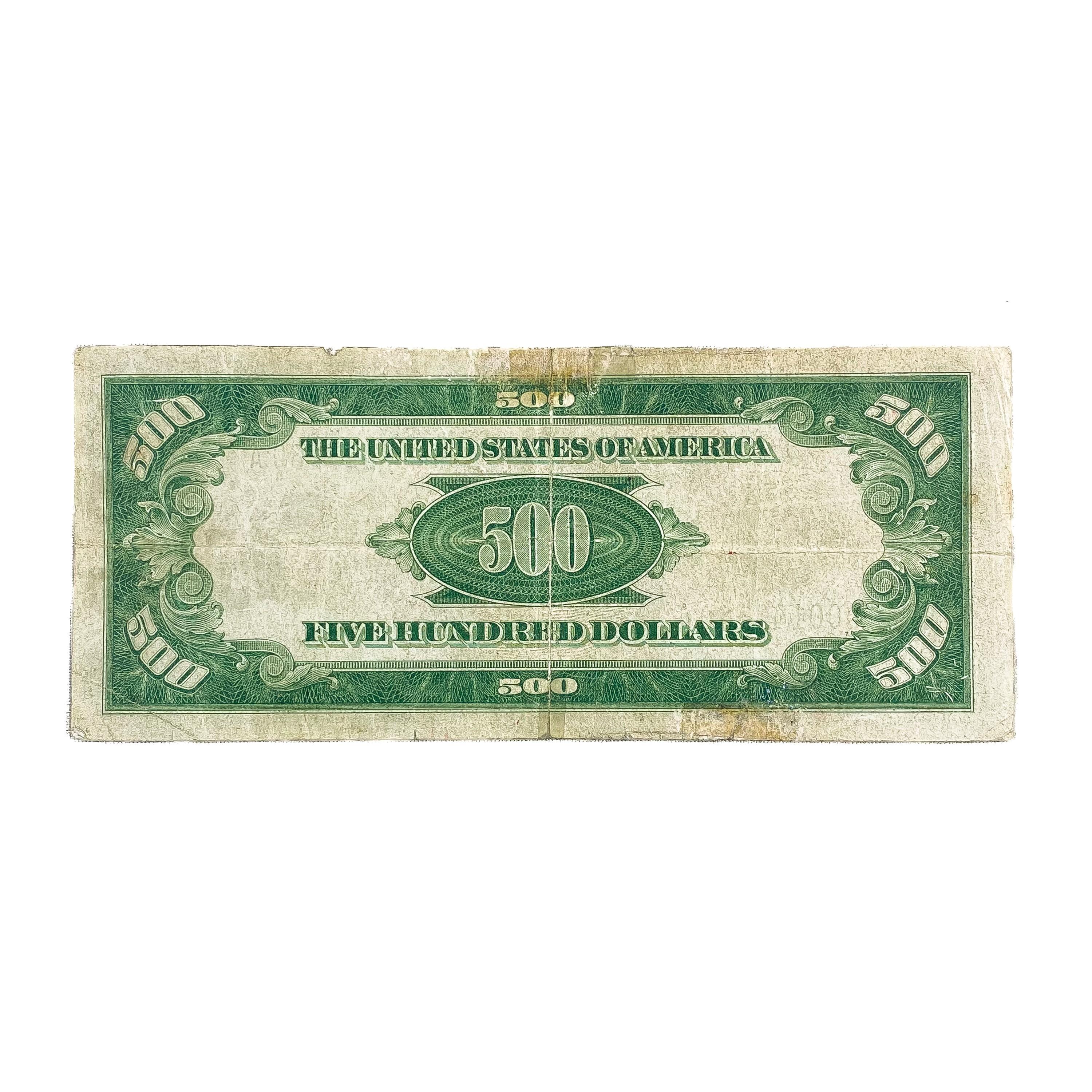 1934 $500 FRN CHICAGO, IL