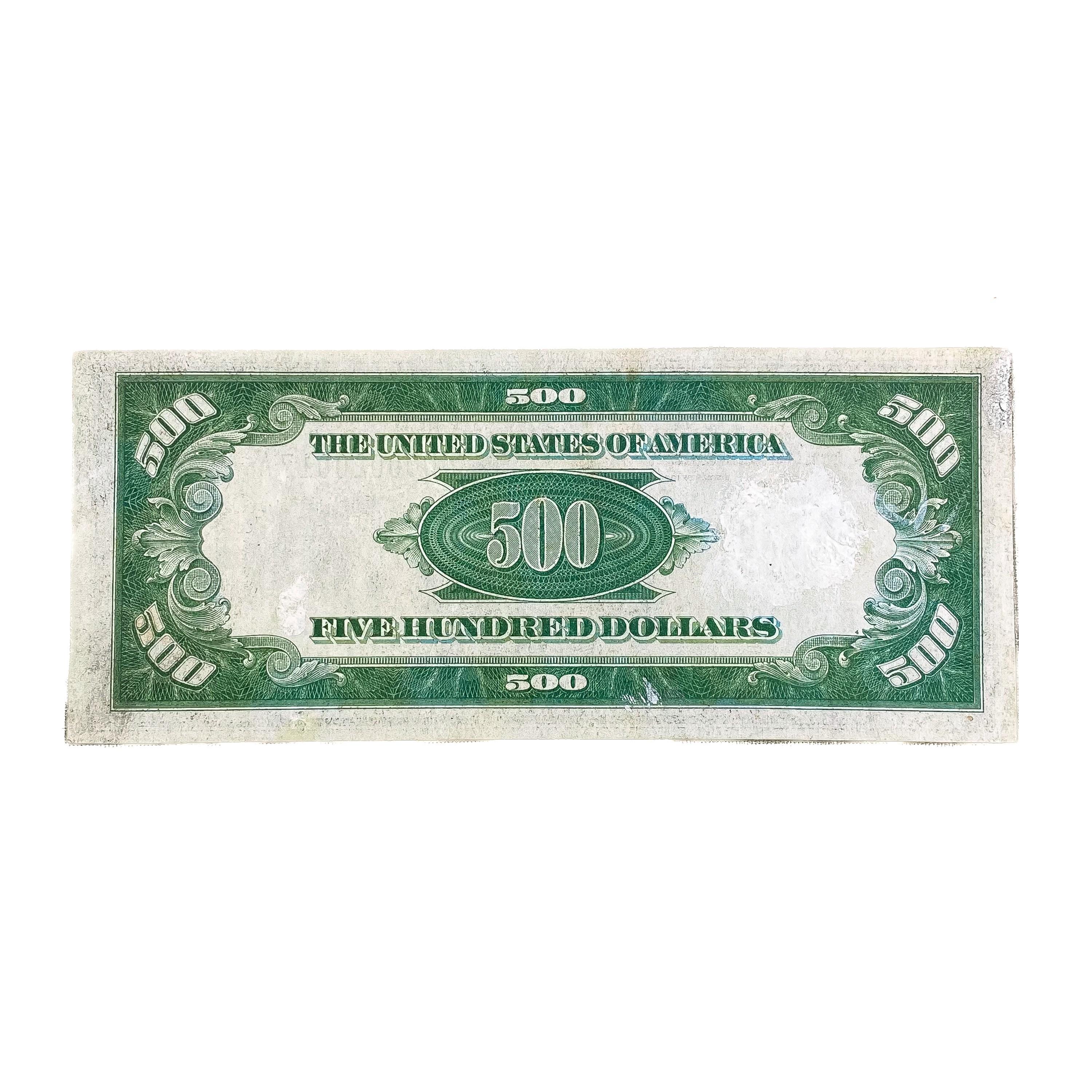 1934 $500 FRN CLEVELAND, OH AU
