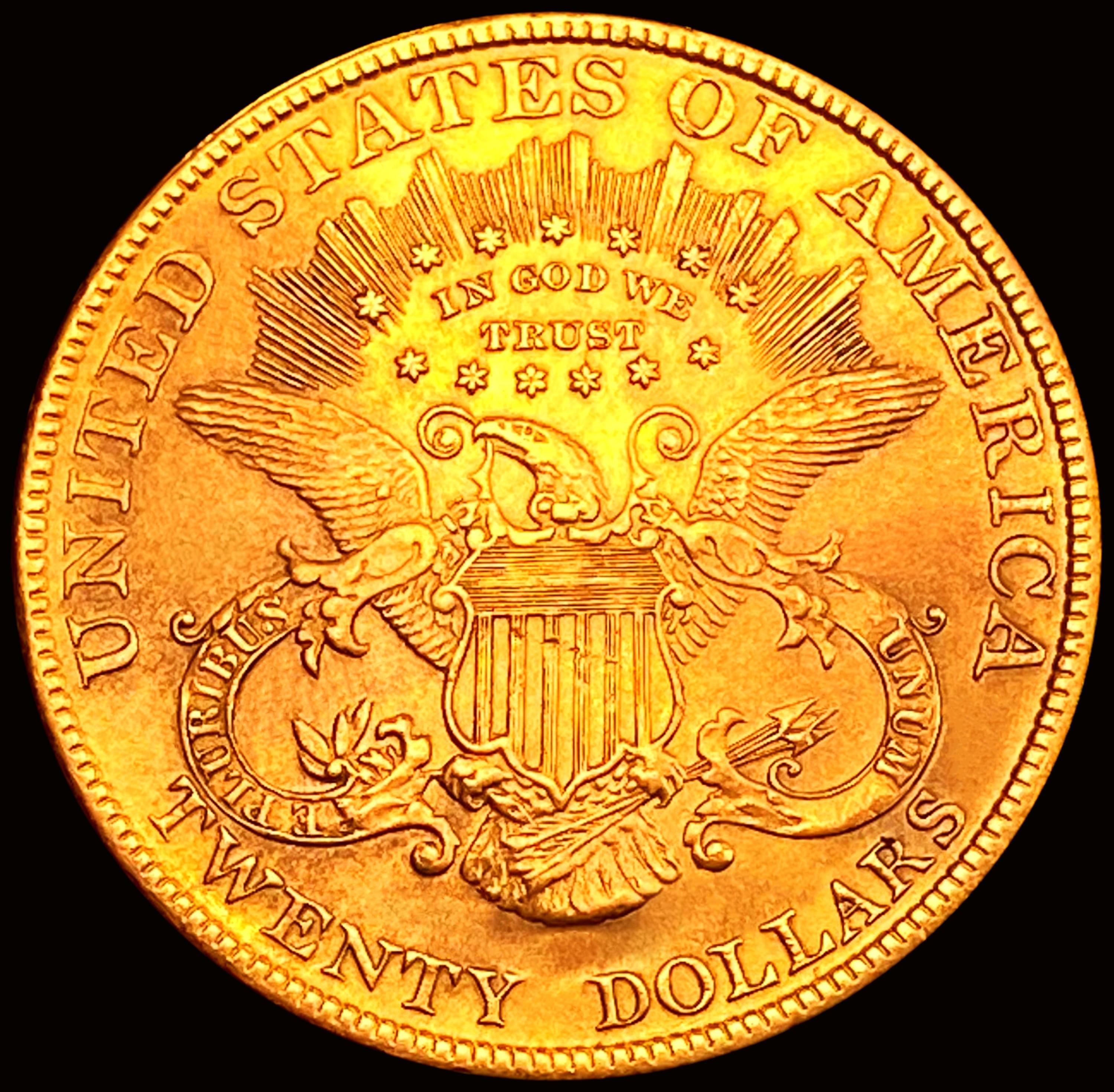 1892 $20 Gold Double Eagle UNCIRCULATED