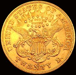 1874-S $20 Gold Double Eagle UNCIRCULATED
