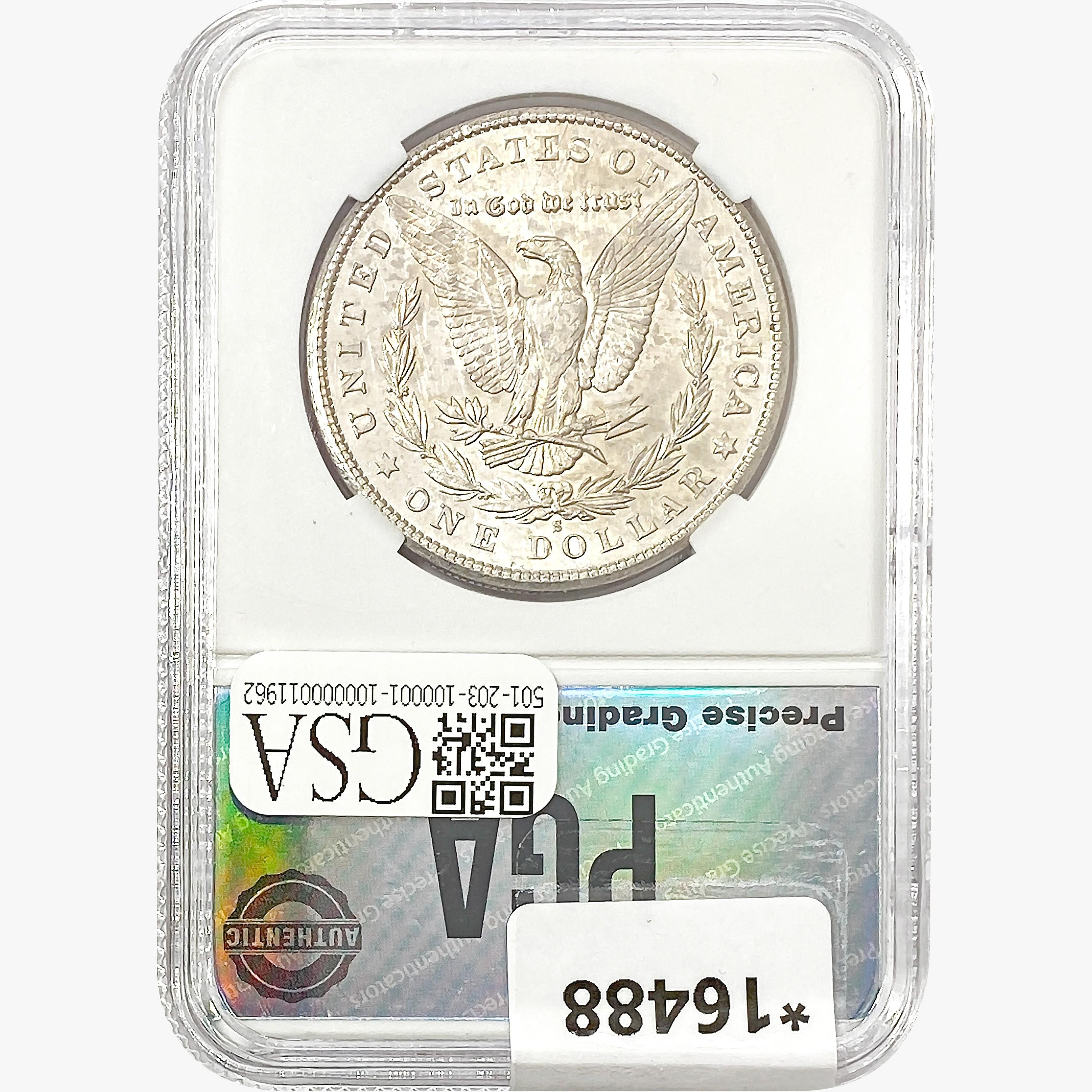 1900-S Morgan Silver Dollar PGA MS64 PL