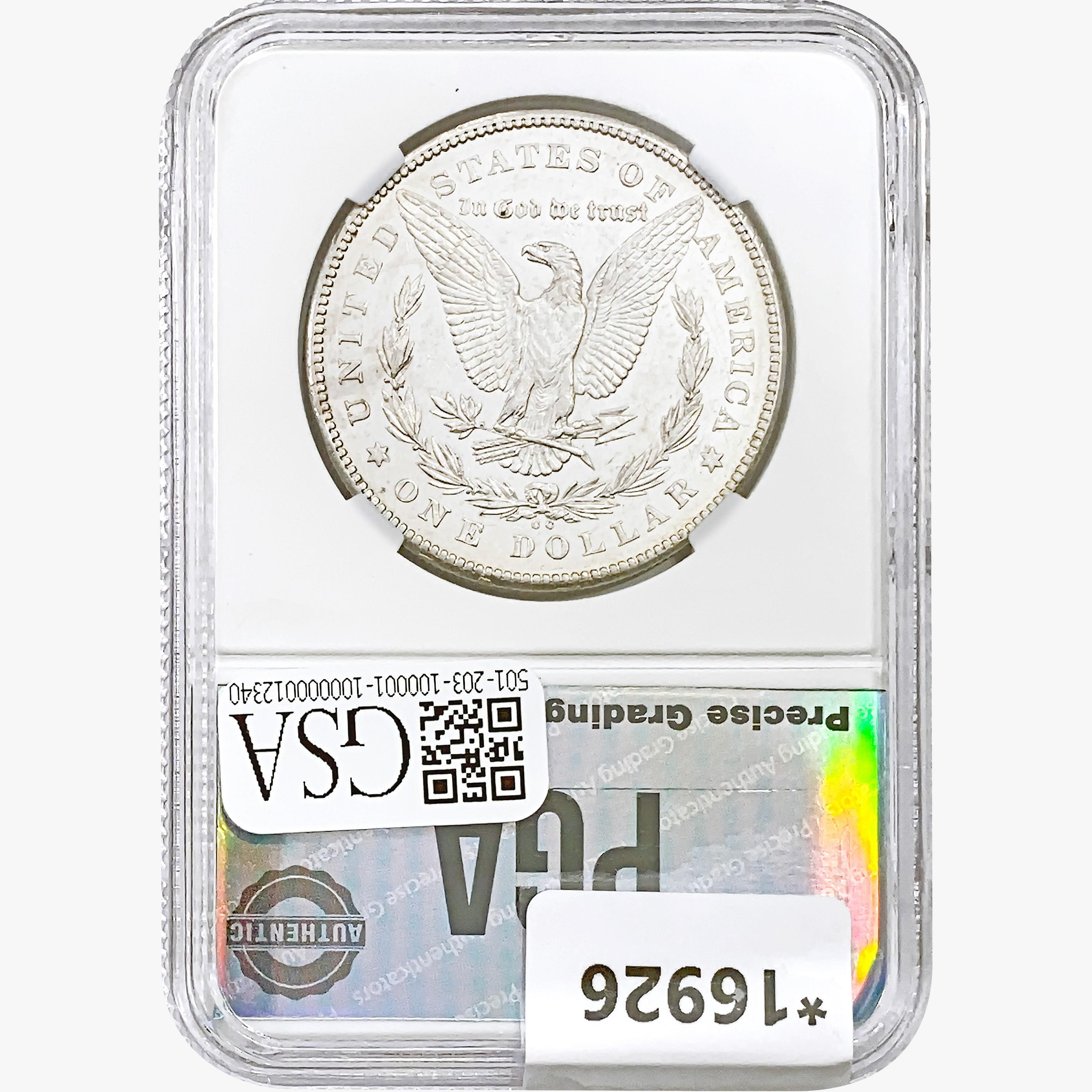 1878-CC Morgan Silver Dollar PGA MS63