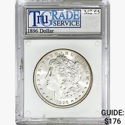 1896 Morgan Silver Dollar TGS MS64