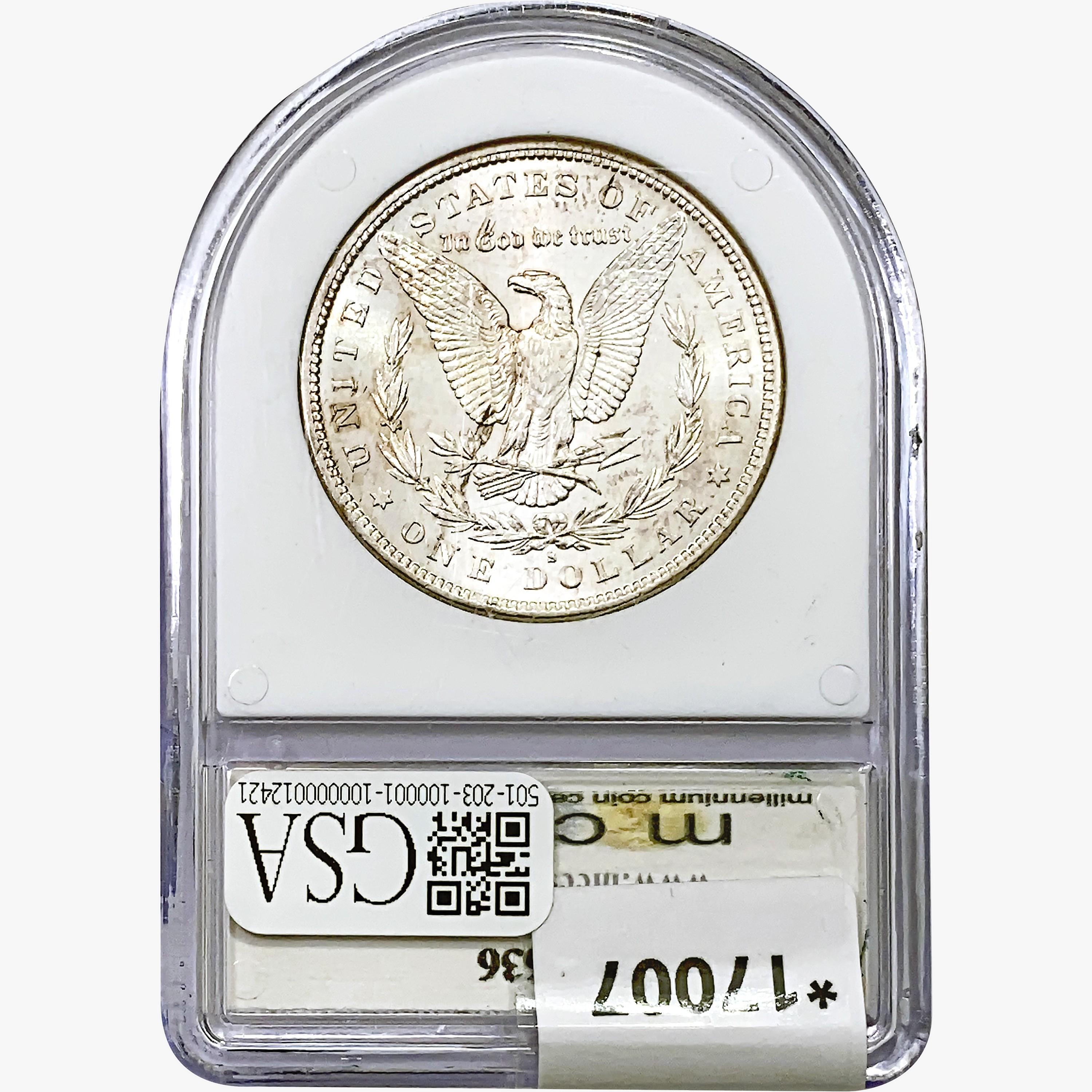 1882-S Morgan Silver Dollar MCCS MS66
