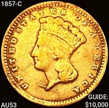 1857-C Rare Gold Dollar CLOSELY UNCIRCULATED