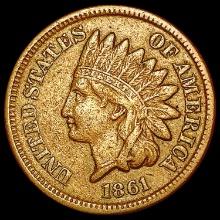 1861 Indian Head Cent NEARLY UNCIRCULATED