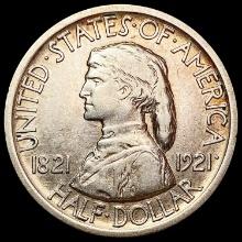 1921 Missouri Half Dollar CLOSELY UNCIRCULATED