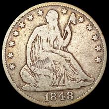 1848-O Seated Liberty Half Dollar NICELY CIRCULATE
