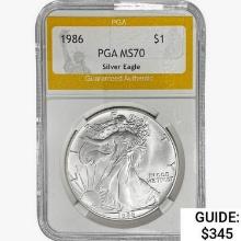 1986 Silver Eagle PGA MS70