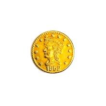 1852 Round California Gold Half Dollar