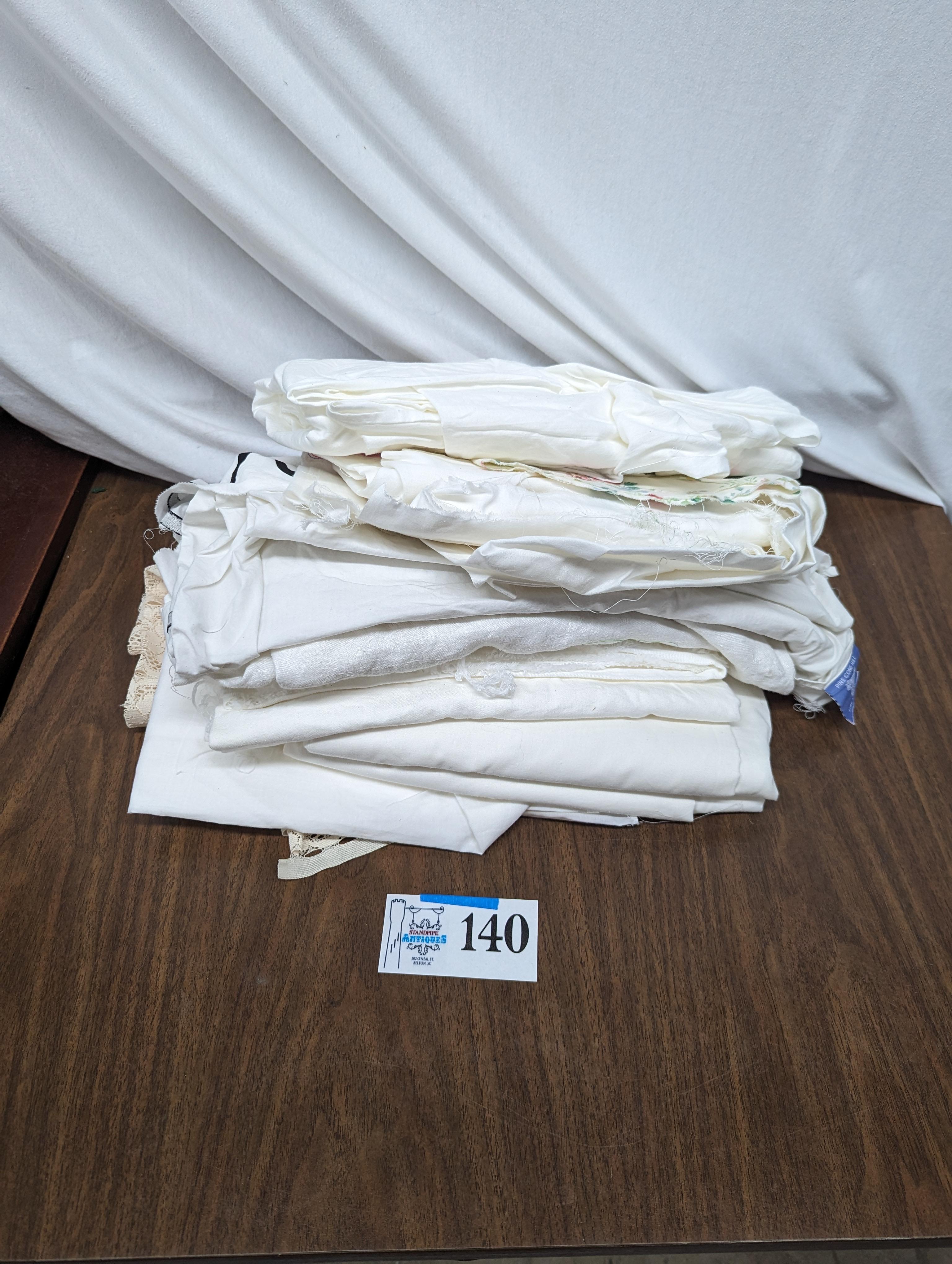Misc White Fabric Lot