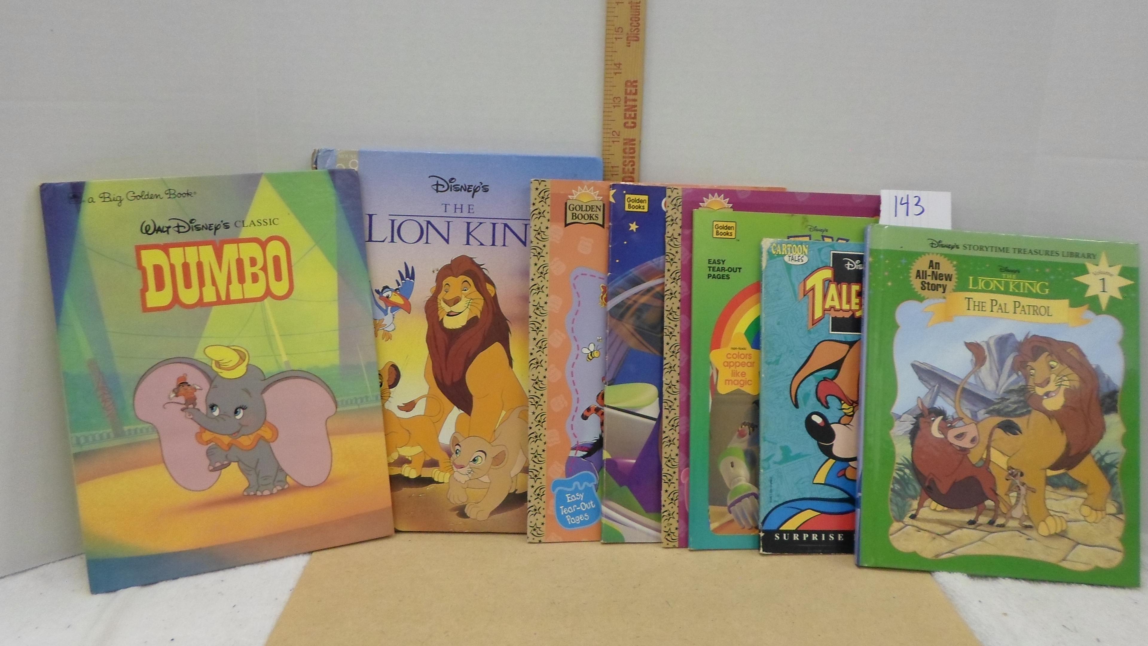 kids books, lot of kids table top books some are disney