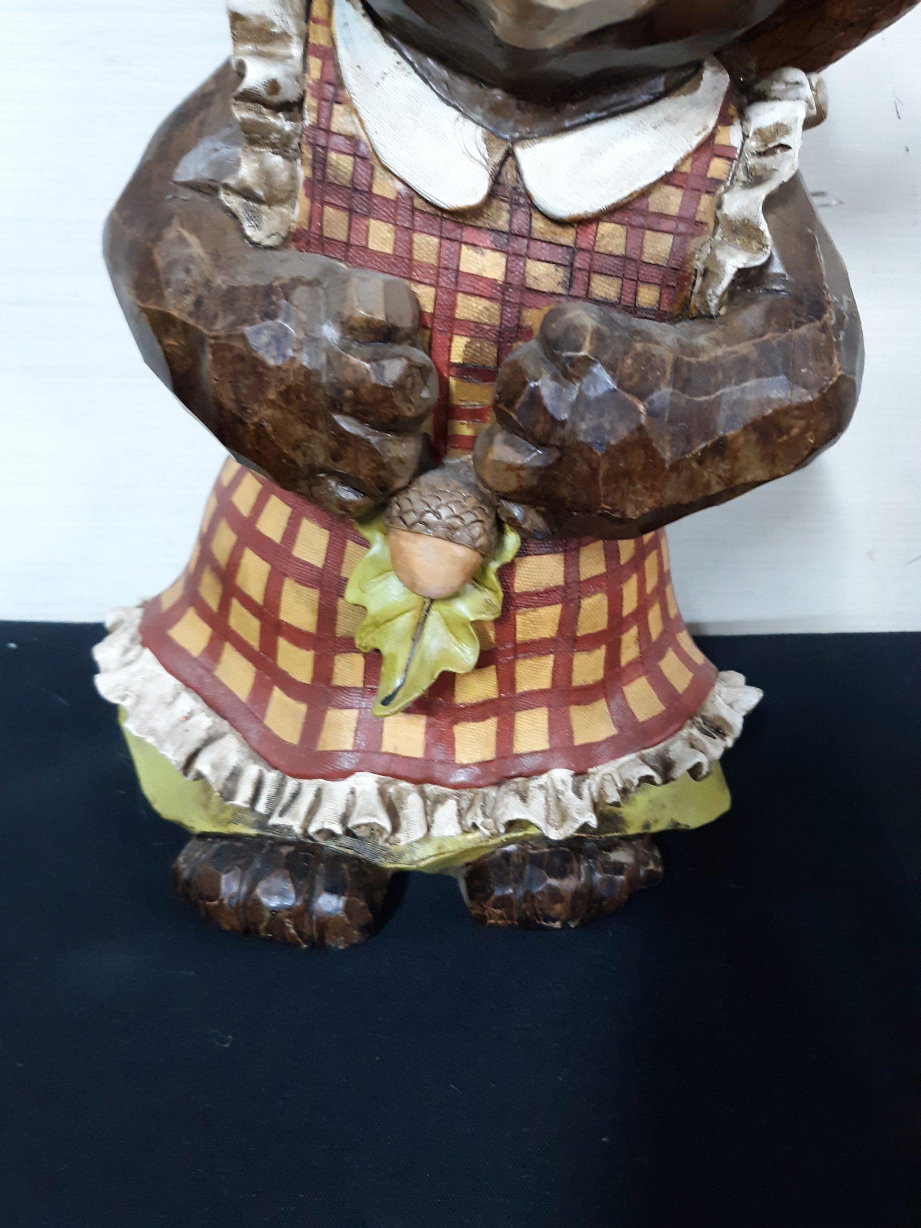 Decorative Country Bear w/ hat and dress