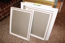 11 Picture Frames - Most with Prints