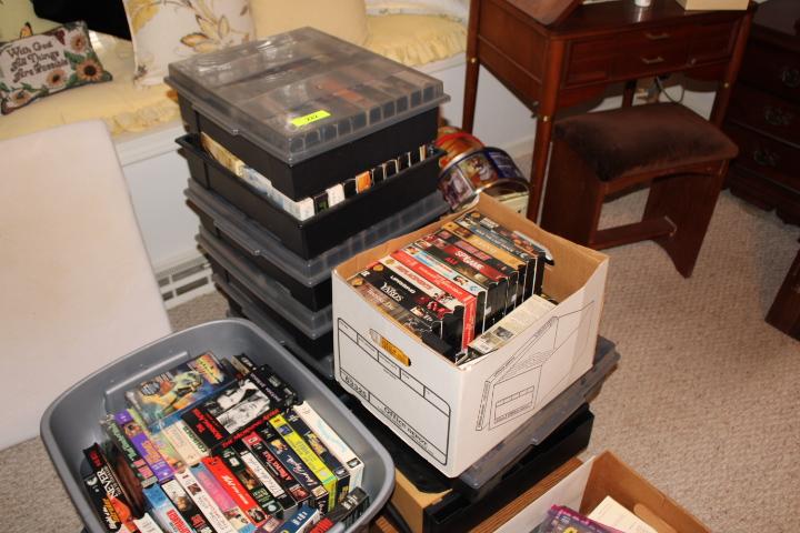 Huge Lot of VHS Movies