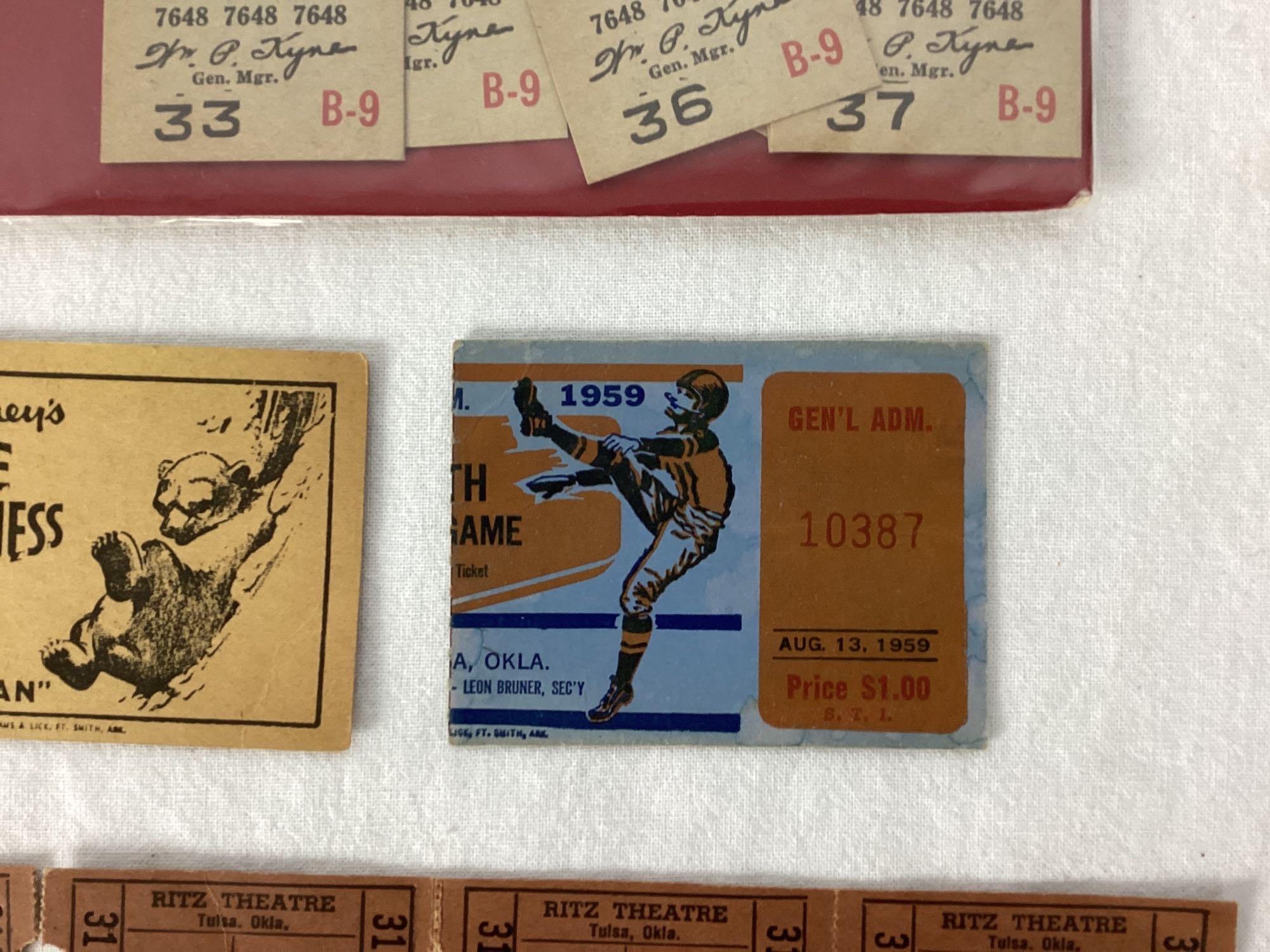 1940 Ice Follies Program, Ritz, Jockey Club, Delmar Tickets and More!!