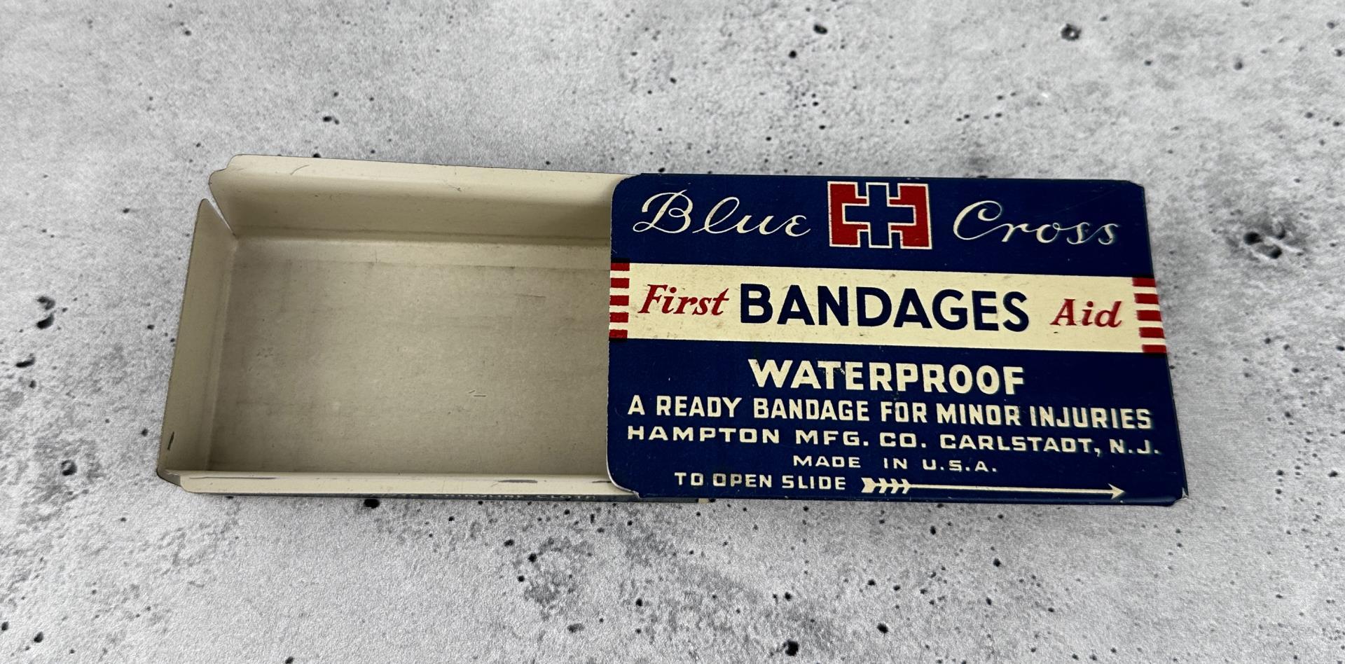 Neihart Mine Montana Assay Office Bandages Tin