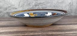 1975 Studio Pottery Charger Bowl