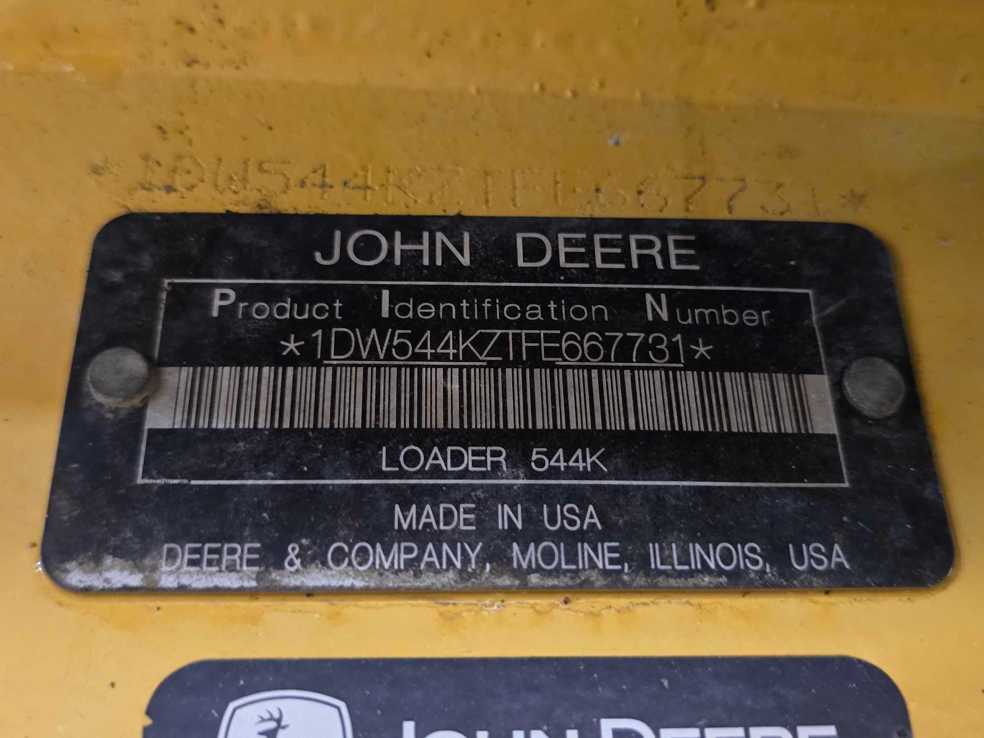 2015 John Deere 544K Wheel Loader