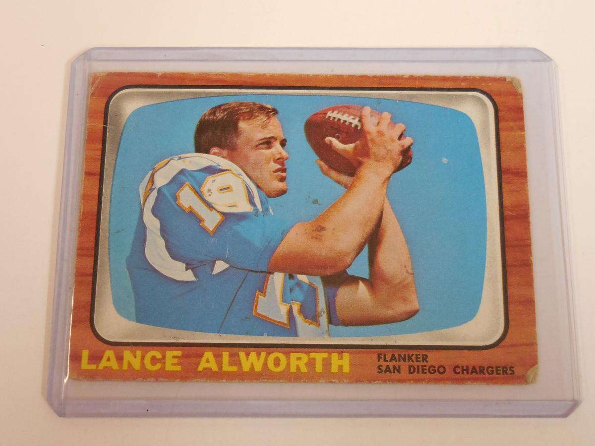 1966 TOPPS FOOTBALL #119 LANCE ALWORTH SAN DIEGO CHARGERS HOF
