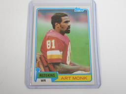1981 TOPPS FOOTBALL #194 ART MONK ROOKIE CARD REDSKINS RC