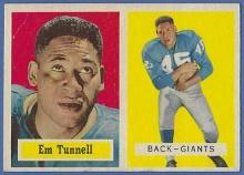 1957 Topps #35 Emlen Tunnell New York Giants