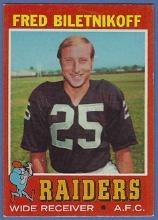 1971 Topps #178 Fred Biletnikoff Oakland Raiders