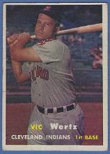 1957 Topps #78 Vic Wertz Cleveland Indians