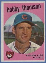 1959 Topps #429 Bobby Thomson Chicago Cubs