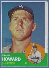 1963 Topps #123 Frank Howard Los Angeles Dodgers