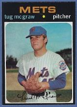 High Grade 1971 Topps #618 Tug McGraw New York Mets