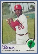 1973 Topps #320 Lou Brock St. Louis Cardinals