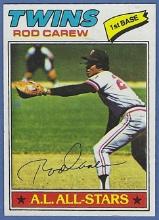 Sharp 1977 Topps #120 Rod Carew Minnesota Twins