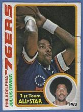 1978-79 Topps #130 Julius Erving Philadelphia 76ers