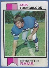 1973 Topps #343 Jack Youngblood RC Los Angeles Rams