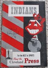 1949 Cleveland Indians vs New York Yankees Program