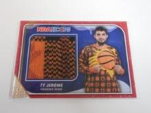 2019-20 PANINI HOOPS TY JEROME PLAYER WORN SUNS SWEATER RELIC ROOKIE CARD RC