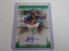 2017 LEAF PERFECT GAME ALBERT HSIAO AUTOGRAPHED ROOKIE CARD #'D 9/10