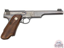1938 Colt Woodsman Bullseye Match Target .22 LR Semi-Automatic Pistol with Elephant Ear Grips