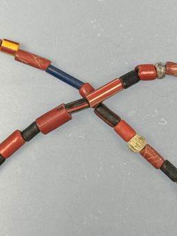 SUPERB 30" Strand of Susquehannock Trade Beads, Found on Byrd Liebhart Site, Schultz, Strickler and