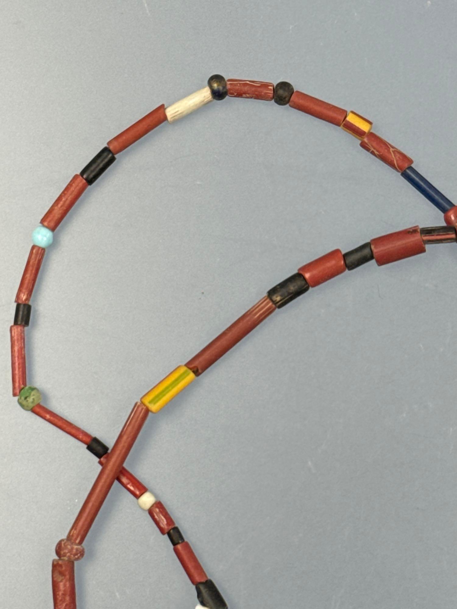 SUPERB 30" Strand of Susquehannock Trade Beads, Found on Byrd Liebhart Site, Schultz, Strickler and