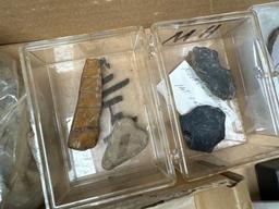 Lot of Misc Artifacts, Trade Period, Pottery, Jasper Knife, Iron Bracelet, Found in PA and NJ