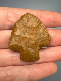 1 9/16" Jasper Perkiomen, Nice Form and Thin, Found in Berks Co., PA, Ex: Wilhide Collection